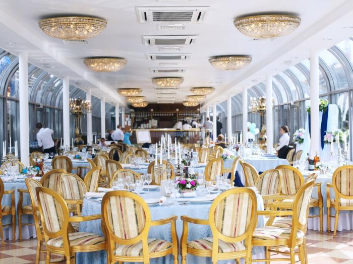 Ресторан - теплоход River Palace - Банкетный зал \